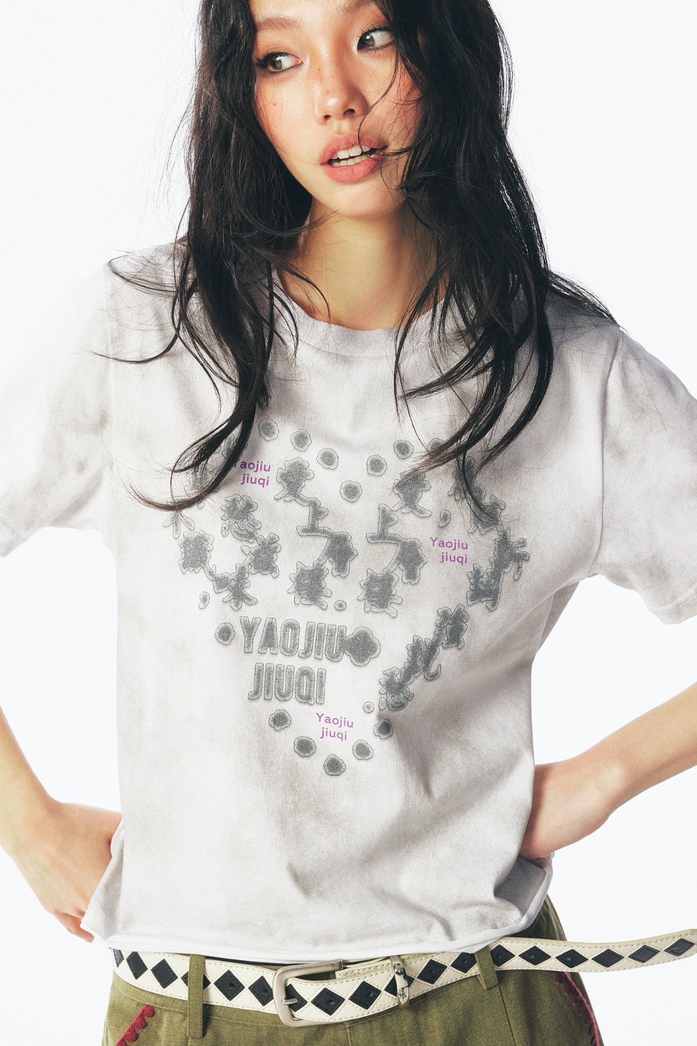 ラブクライミング ハイヤービルディングス ビンテージタイダイ半袖Tシャツ
