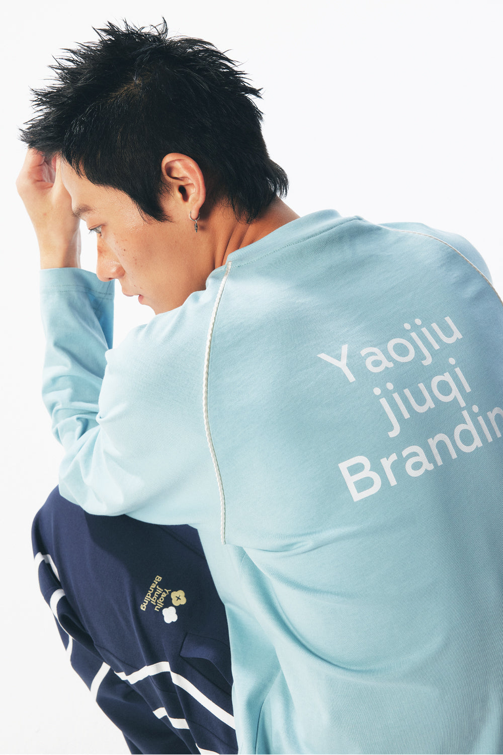 速乾長袖サイクルジャージ