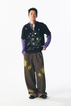 "Weird Bite House" Wizard Fake Two-Piece Long Sleeve