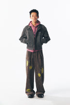 "Weird Bite House" Faux Diving Jacket