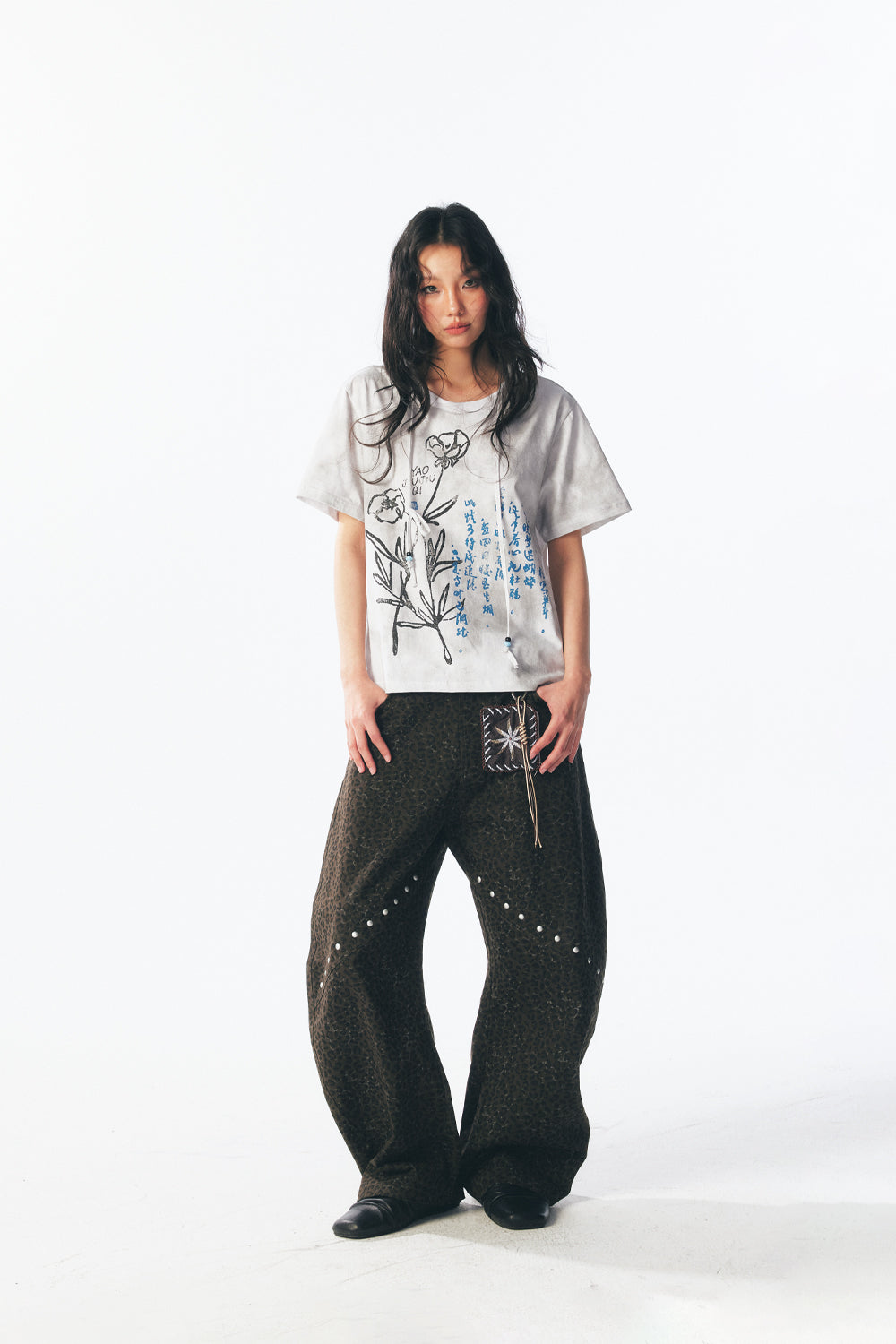 Brocade Jin & Flowers Wizard Short Sleeve