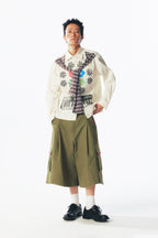 "Peace Totem" Fake Sleeve Shirt