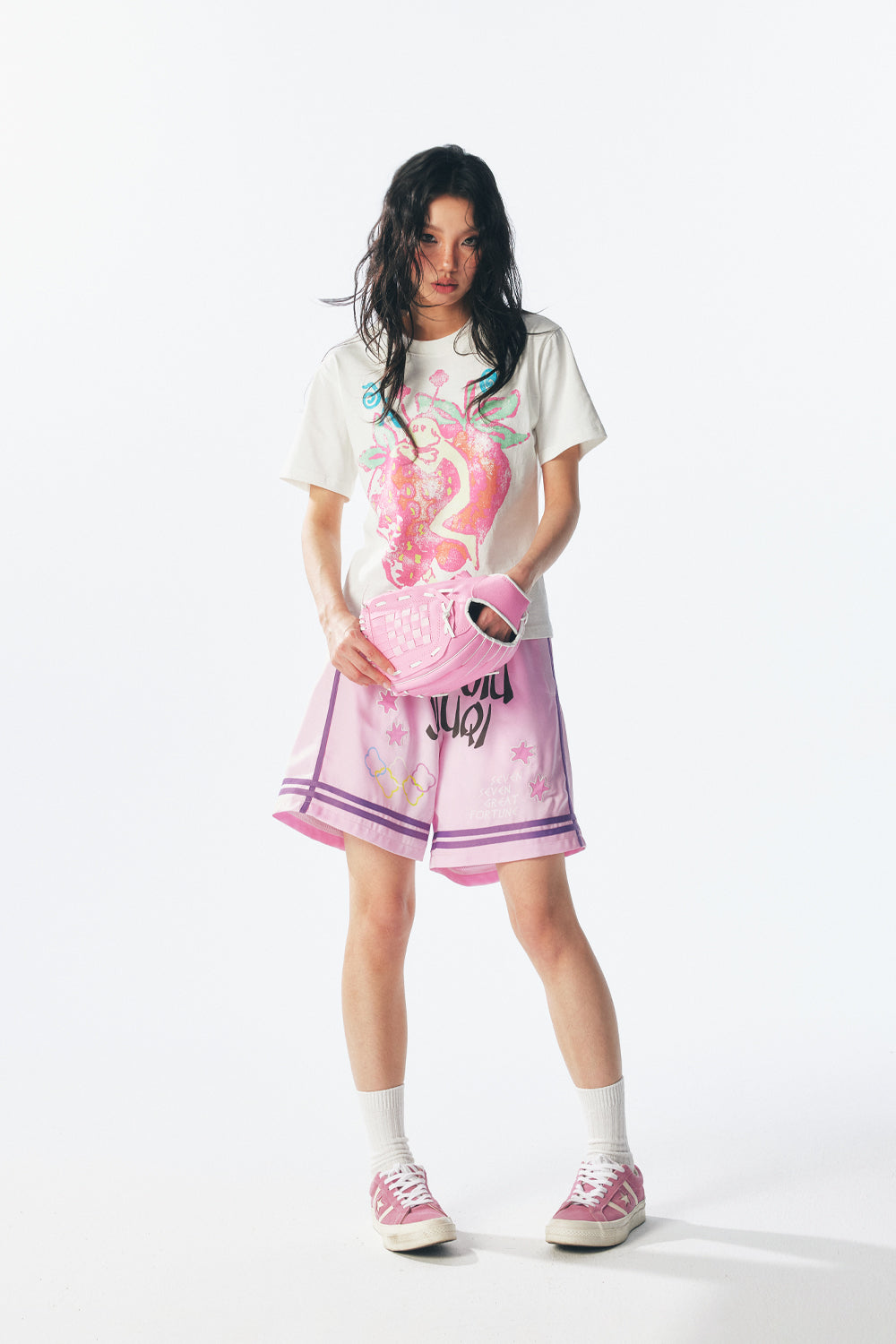 ストロベリーフェアリー クロップド半袖Tシャツ