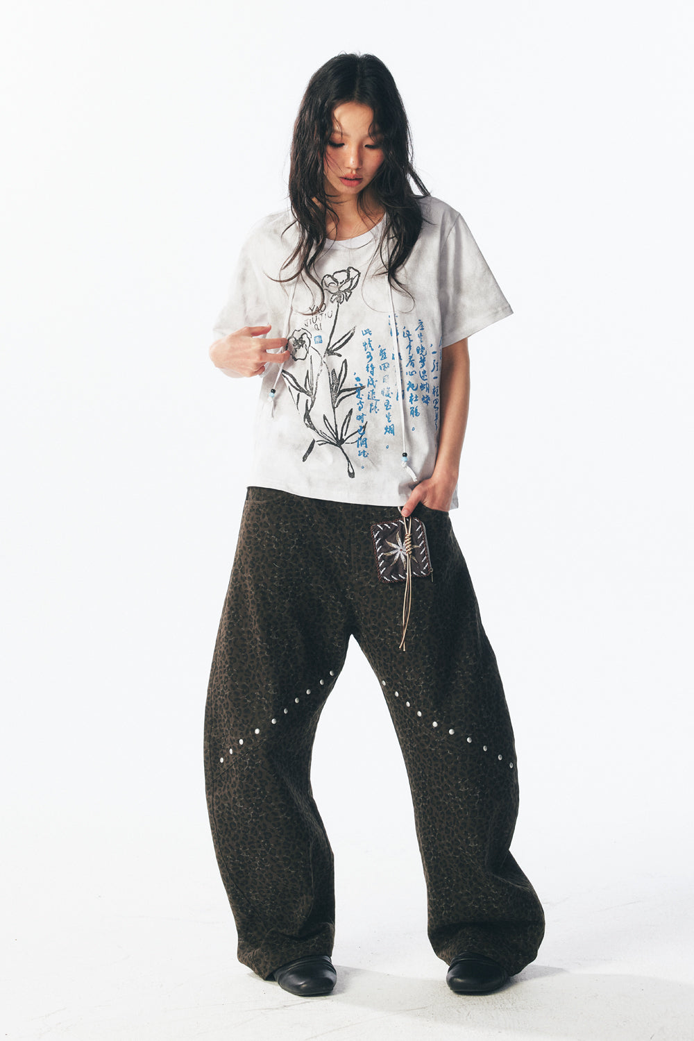 Brocade Jin & Flowers Wizard Short Sleeve