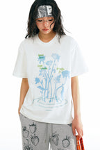 Floral Reflection Short Sleeve