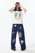 Dear Miss Lilith - Patchwork Short Sleeve