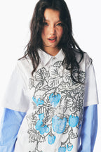 Strawberry Sprite Layered Shirt