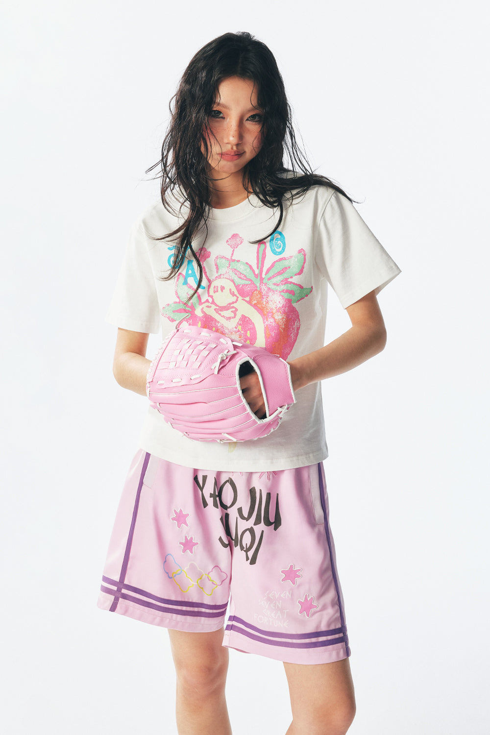 ストロベリーフェアリー クロップド半袖Tシャツ