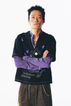 "Weird Bite House" Wizard Fake Two-Piece Long Sleeve