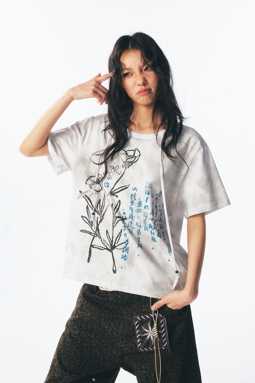 Brocade Jin & Flowers Wizard Short Sleeve