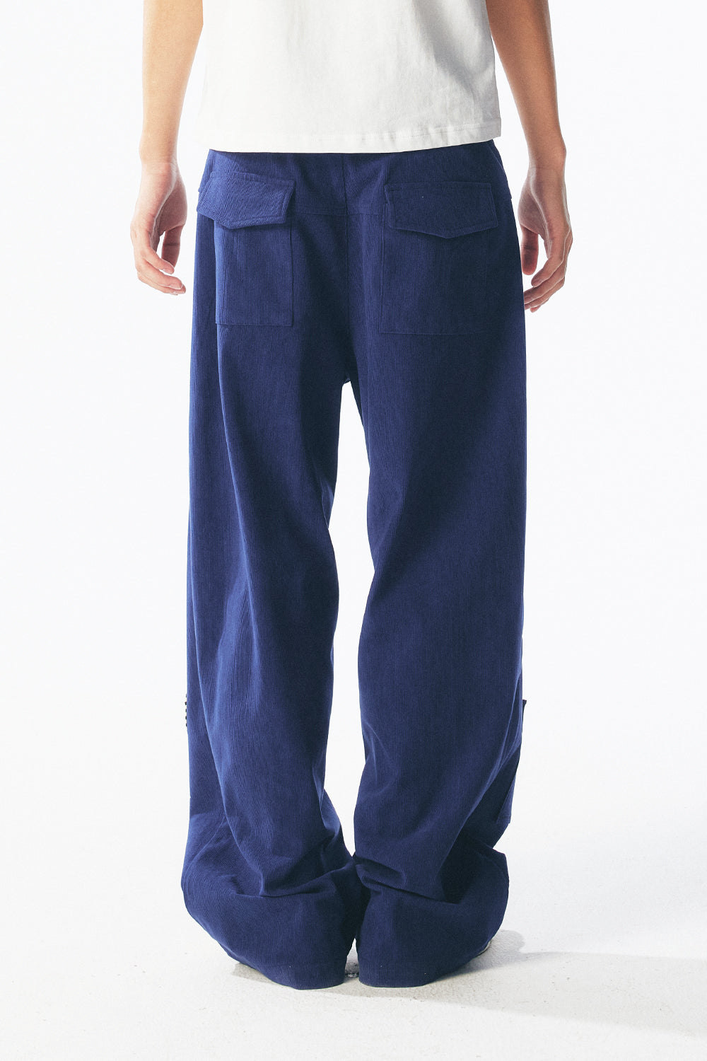 Patchwork Corduroy Overalls