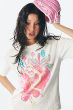 ストロベリーフェアリー クロップド半袖Tシャツ