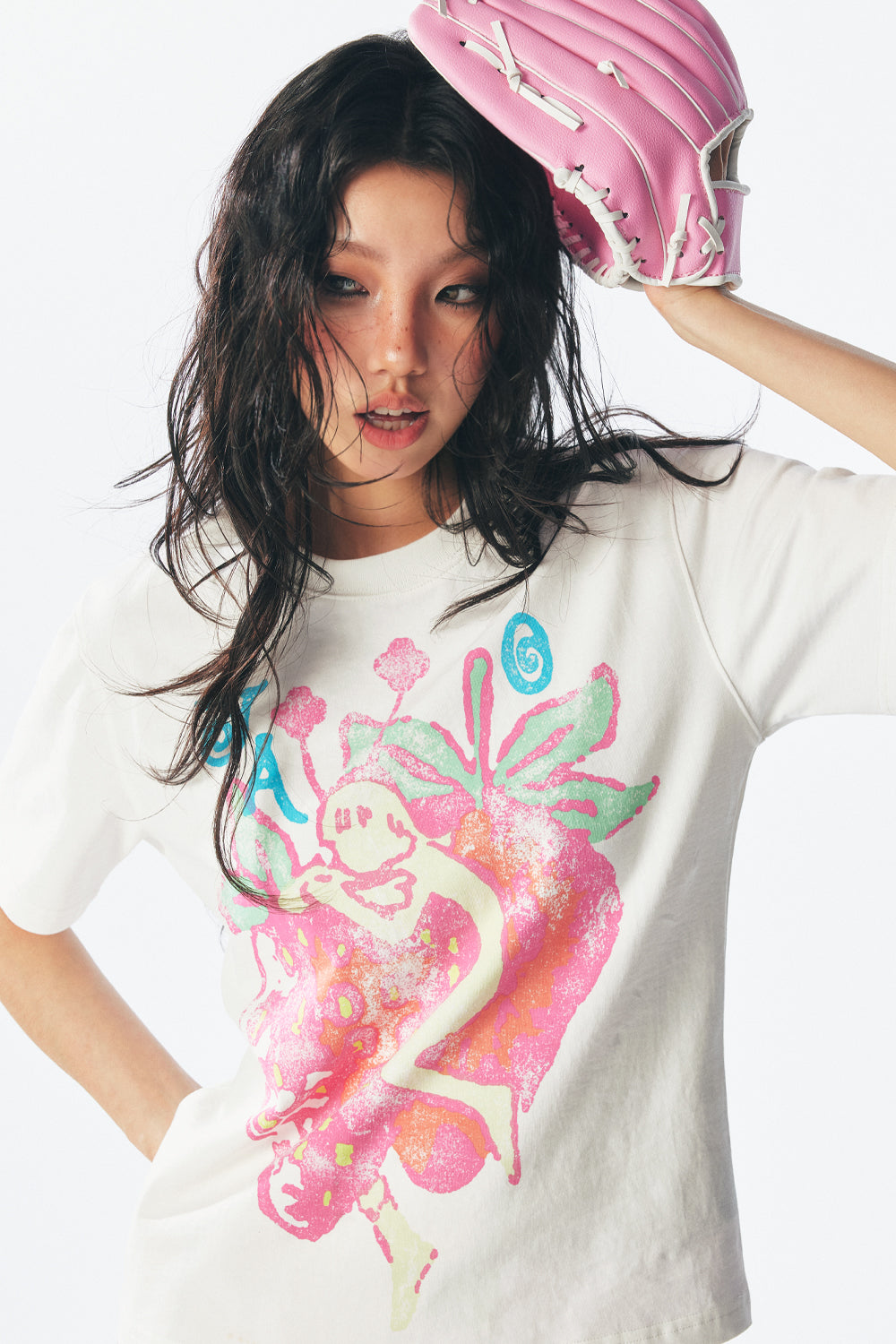 ストロベリーフェアリー クロップド半袖Tシャツ