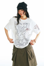 Clip Floral Short Sleeve