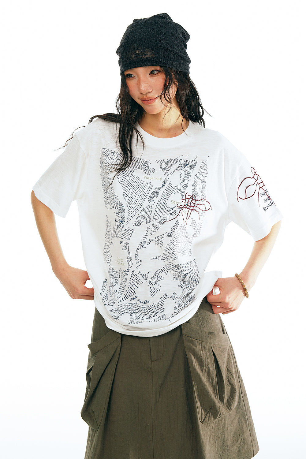 Clip Floral Short Sleeve
