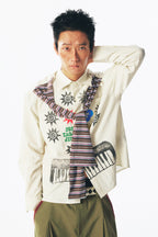 "Peace Totem" Fake Sleeve Shirt