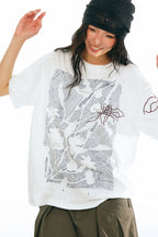 Clip Floral Short Sleeve
