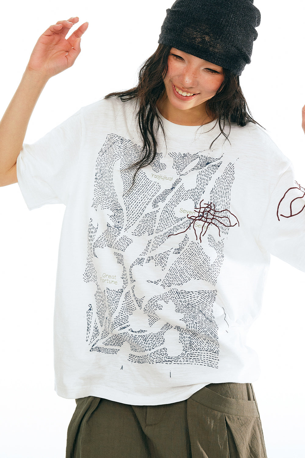 Clip Floral Short Sleeve
