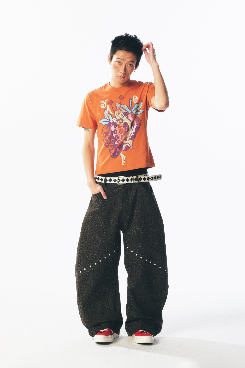 ストロベリーフェアリー クロップド半袖Tシャツ