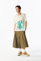 릴리 플라워 콜라주 반팔