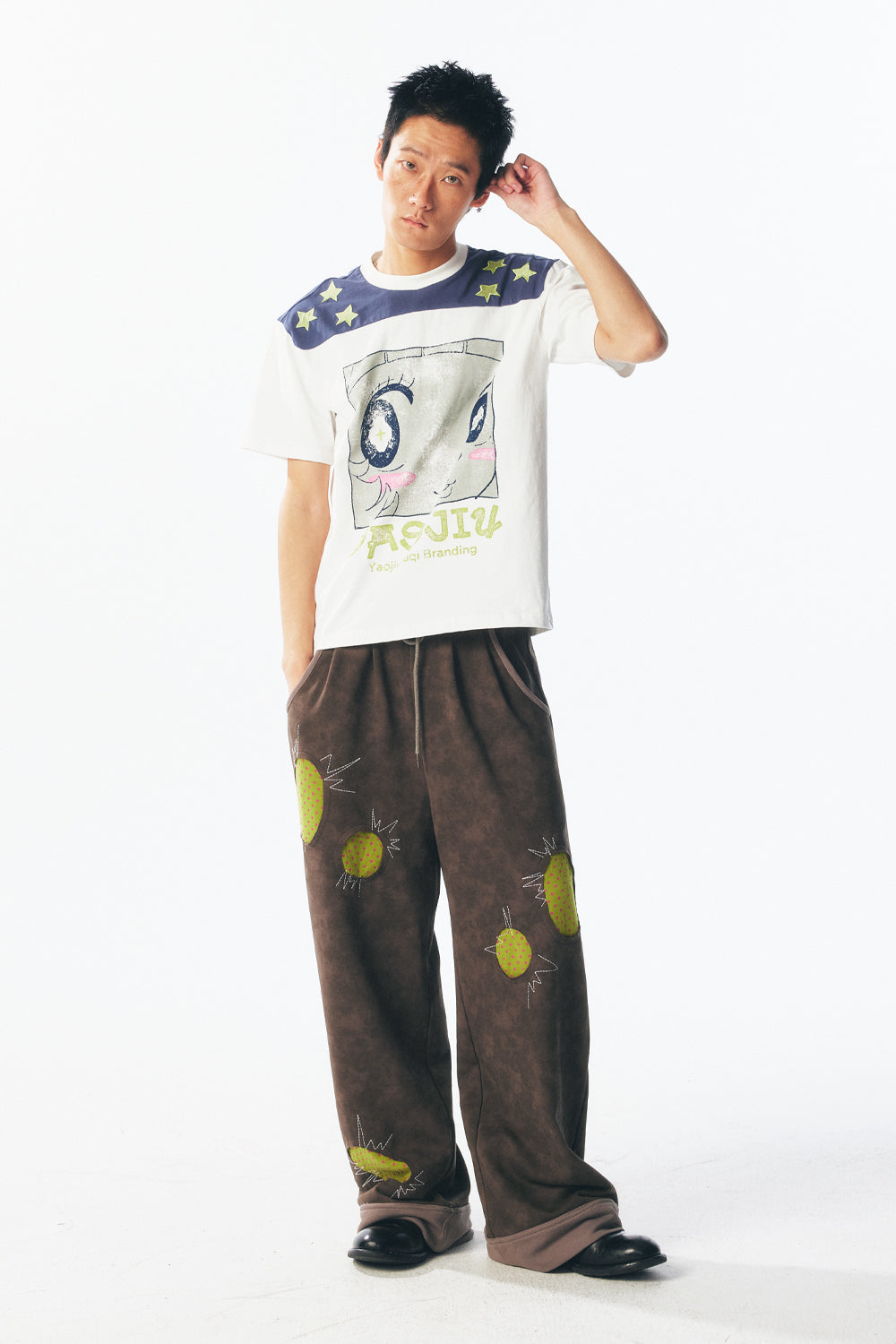 Dear Miss Lilith - Patchwork Short Sleeve