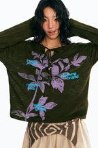 "Mayoye" Beaded Long Sleeve