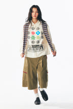 "Peace Totem" Fake Sleeve Shirt